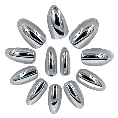Mirror Shine Sharp Tip Flash Nails