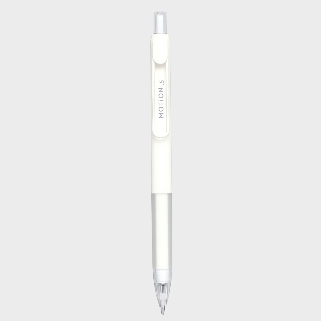 Kamio Japan | Mechanical Pencil | 0.5mm | T-MOTION | Monotone | White