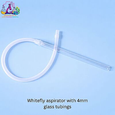 Whitefly aspirator with 4mm glass tubings