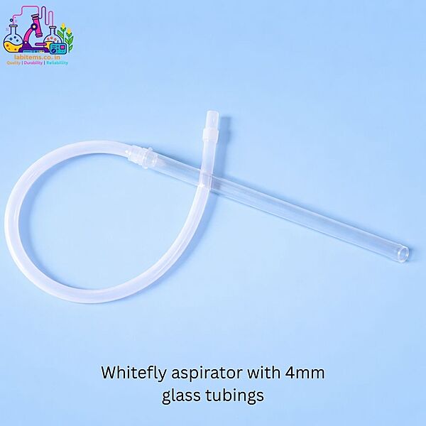 Whitefly aspirator with 4mm glass tubings