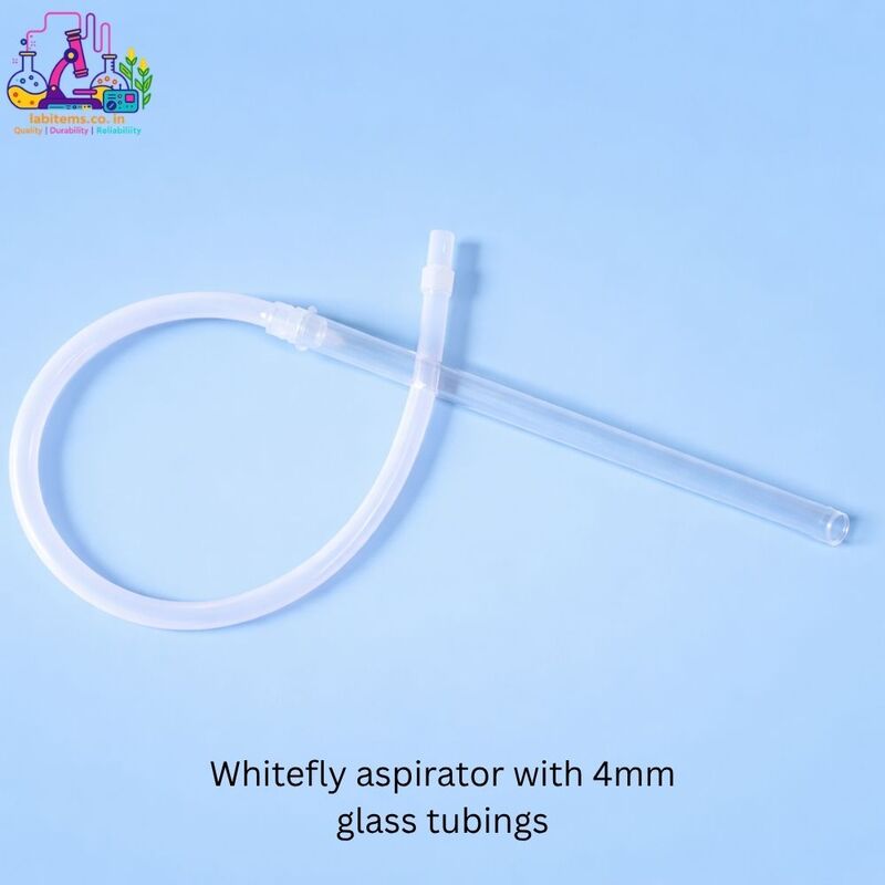 Whitefly aspirator with 4mm glass tubings