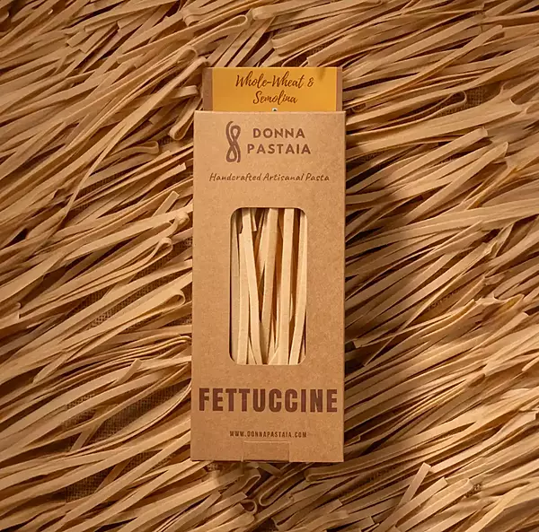 Whole Wheat Fettuccine - Donna Pastaia