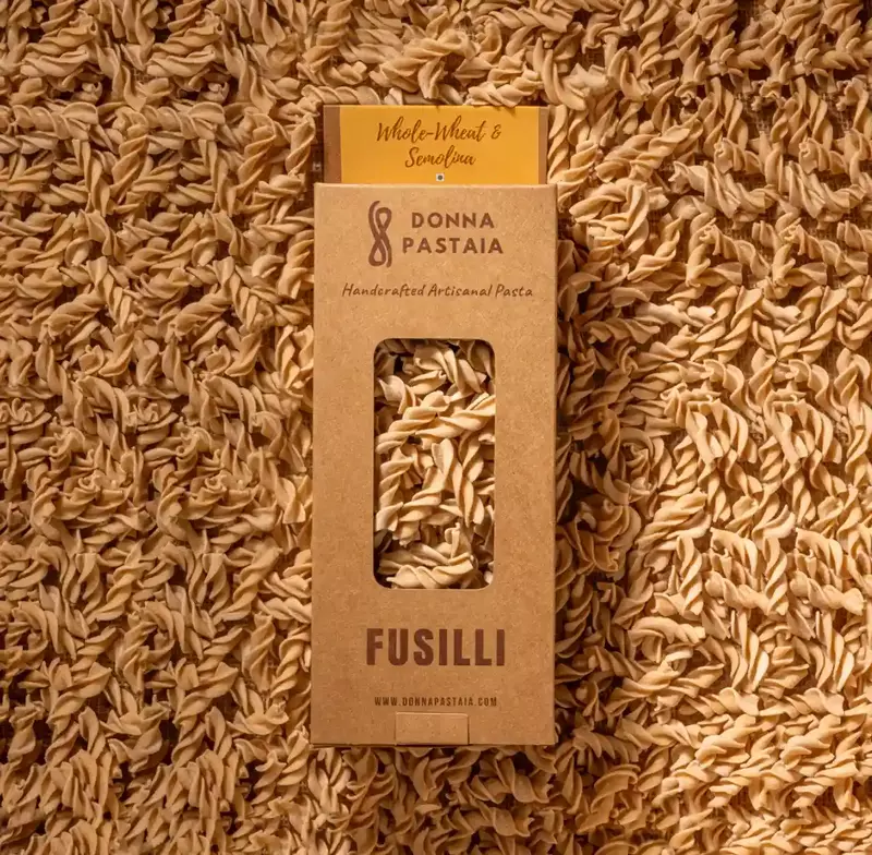 Whole Wheat Fusilli - Donna Pastaia