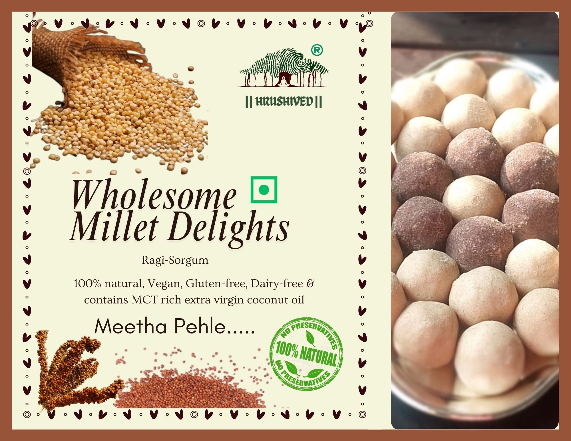Wholesome MCT Millet Delights