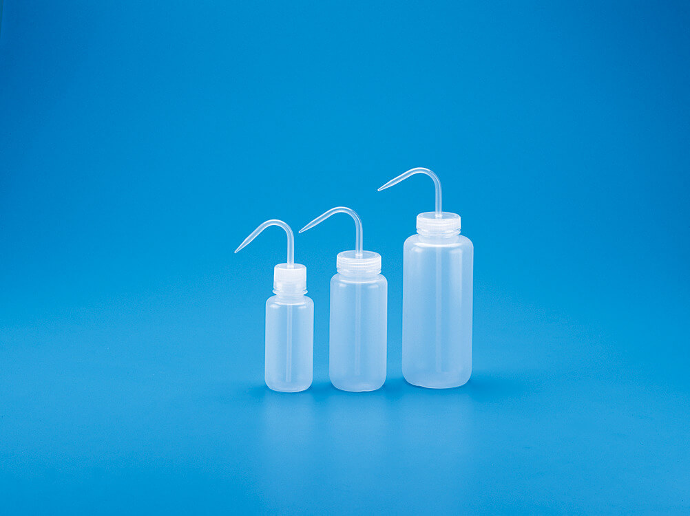 Wide Mouth Wash Bottle, LDPE, with Standard Dispensing Nozzle TARSONS