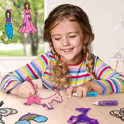 Window Art - Princess & Unicorn