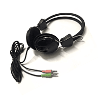 Wired Headphone (AD-302) with Dual Jack Pins for Mic and Sound, Stereo Sound Quality, Compatible with PC, Laptop, Mac, and More Wired Headphone (AD-302) with Dual Jack Pins for Mic and Sound, Stereo Sound Quality, Compatible with PC, Laptop, Mac, and More