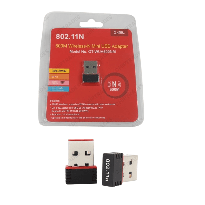 Zigdeal Wireless N Mini USB Adapter – 802.11N Wi-Fi Dongle | High-Speed Internet