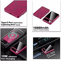 Champion 10000mAh Magnetic Wireless Bank – PD Fast Charging for iPhone & Android