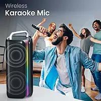 Nebula X Wireless Karaoke Microphone – Up to 6 Hours Playtime |1 Year Warranty