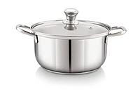 Sonu Stainless Steel Wonder Pot | Cooking Pot with Glass Lid, Triply Base