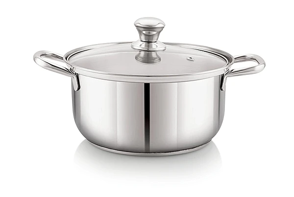 Sonu Stainless Steel Wonder Pot | Cooking Pot with Glass Lid, Triply Base