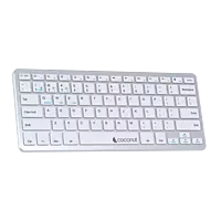 Coconut Wonder WK23 Wireless Keyboard (Bluetooth & Wireless, Sleek Design, Responsive Keys, Comfortable Typing Experience, 1 Year Warranty)