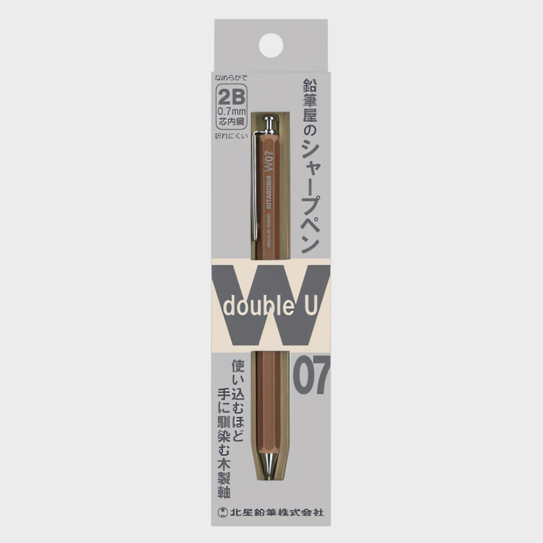 Kitaboshi | Mechanical Pencil | 0.7mm | W07-600N | Wood Grain