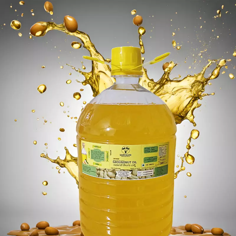 Wood Pressed Groundnut Oil - 5L