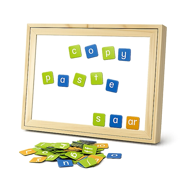 Magnetic Writing Board A4 Size Hard Board with Wooden Frame