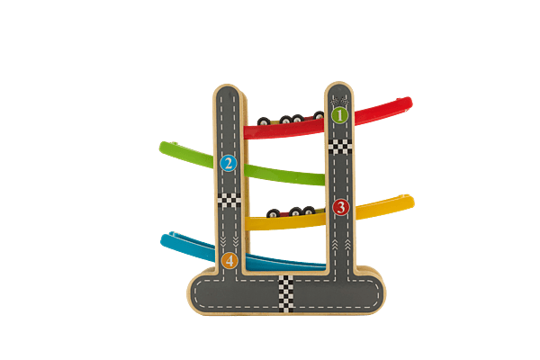 wooden ramp race track