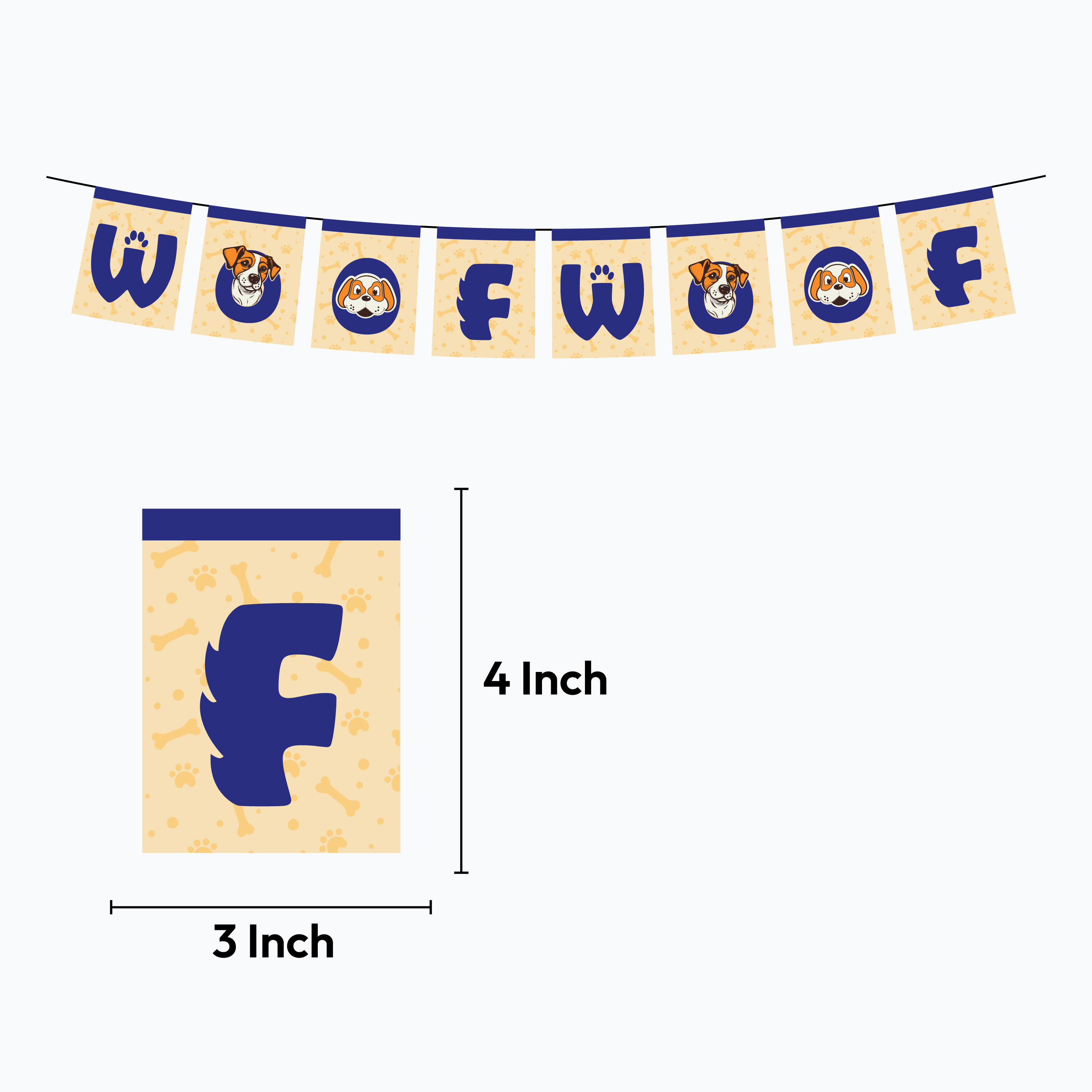 The Magic Balloons - Dog Theme Birthday Balloons With A Banner Latex Balloons For Dog Birthday Party Pack of 21pcs | Blue Balloons Perfect For Dog Parties and Dog Lovers Party Suppliers - 181769