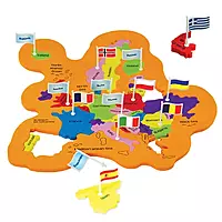 World With flags and Capital