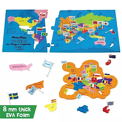 World With flags and Capital