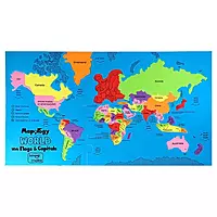 World With flags and Capital