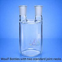 Woulf Bottles with two standard joint necks