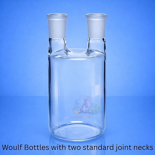 Woulf Bottles with two standard joint necks