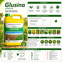 Bhaskar Agrochemicals GLUSINA Herbicide | Vetrivel Agro Services