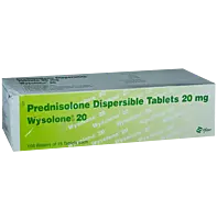 Wysolone 20 Tablet DT | Prednisolone 20mg Dispersible Tablets | Pfizer