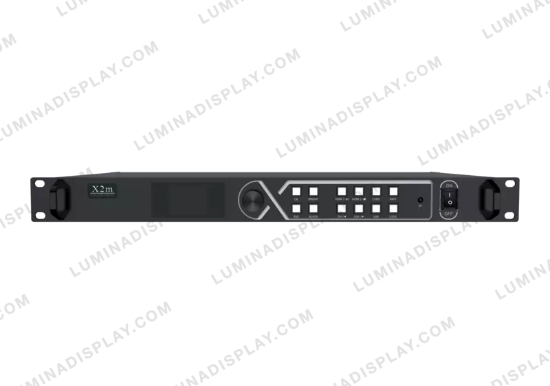 Colorlight X2m 1U 2-port LED video processor with HDMI DVI VGA CVBS and USB – Lumina
