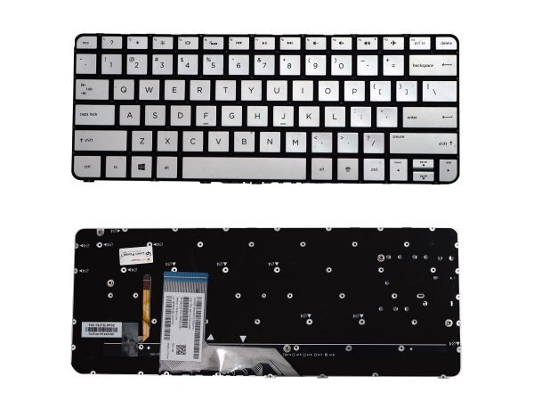 Laptop Keyboard HP Spectre X360 13T-4000 13T-4100 13T-4200 Backlit Silver Laptop Keyboard HP Spectre X360 13T-4000 13T-4100 13T-4200 Backlit Silver