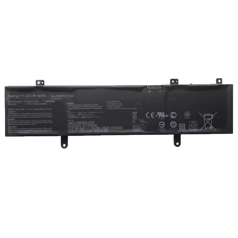 Techie Battery for ASUS B31N1632 – VivoBook X405UQ/X405UA/X405UR 3-Cell 2800mAh