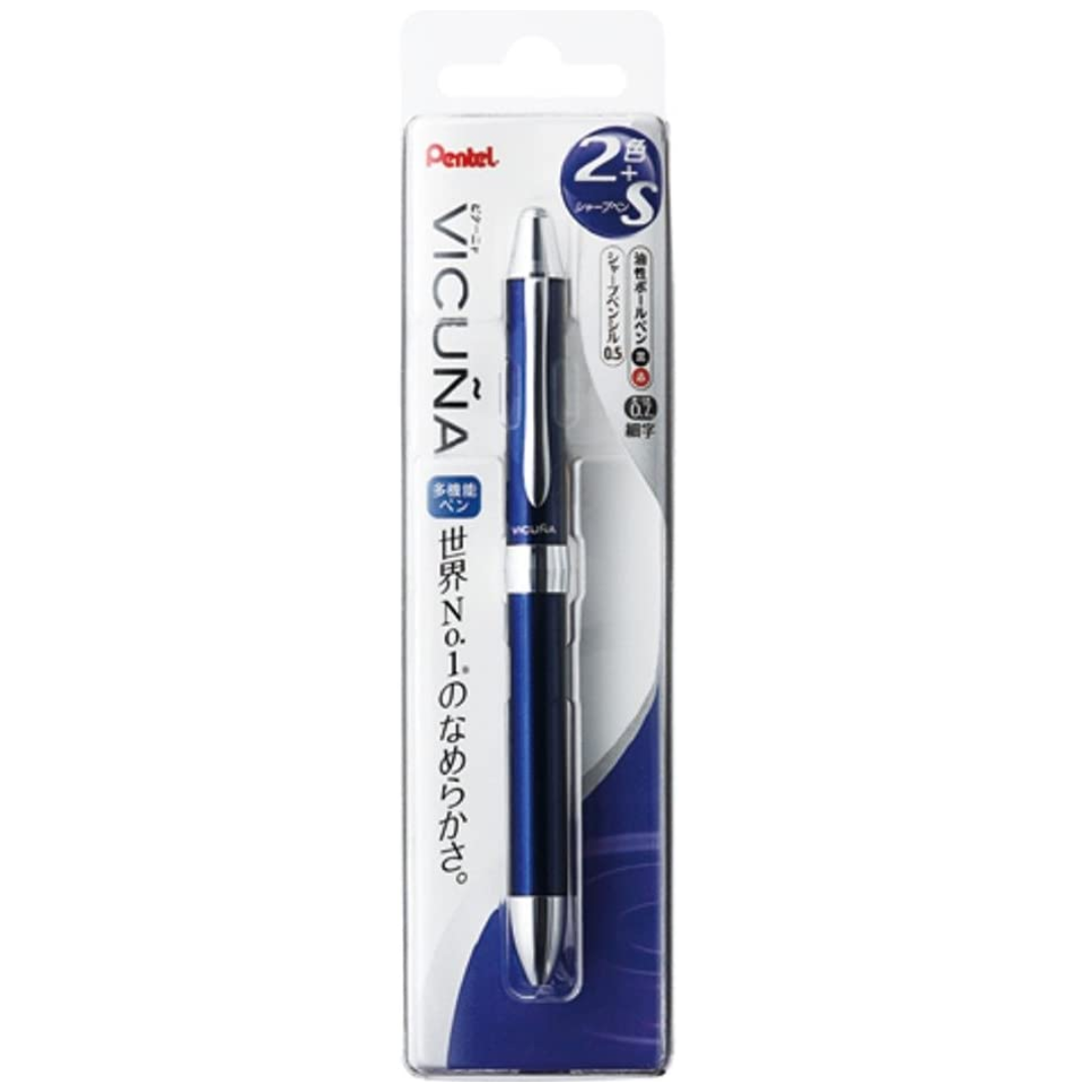 Pentel Vicuna Ex1 Series 2+S Multifunctional Pen Blue