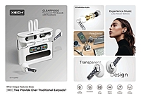 Earpods Xech Transparent