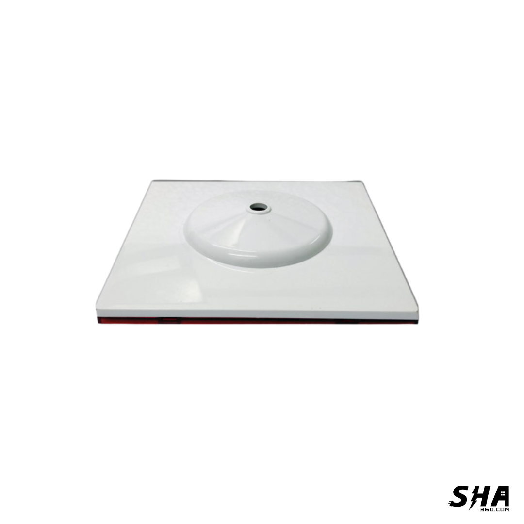 GM Modular Apex Ceiling Rose White GM 3223 Lamp Point