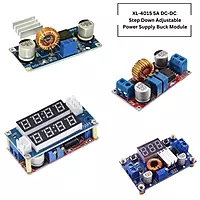 XL4015 5A DC-DC Step Down Adjustable Power Supply Buck Module LED with Heatsink