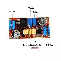 XL4015 5A DC-DC Step Down Adjustable Power Supply Buck Module LED with Heatsink