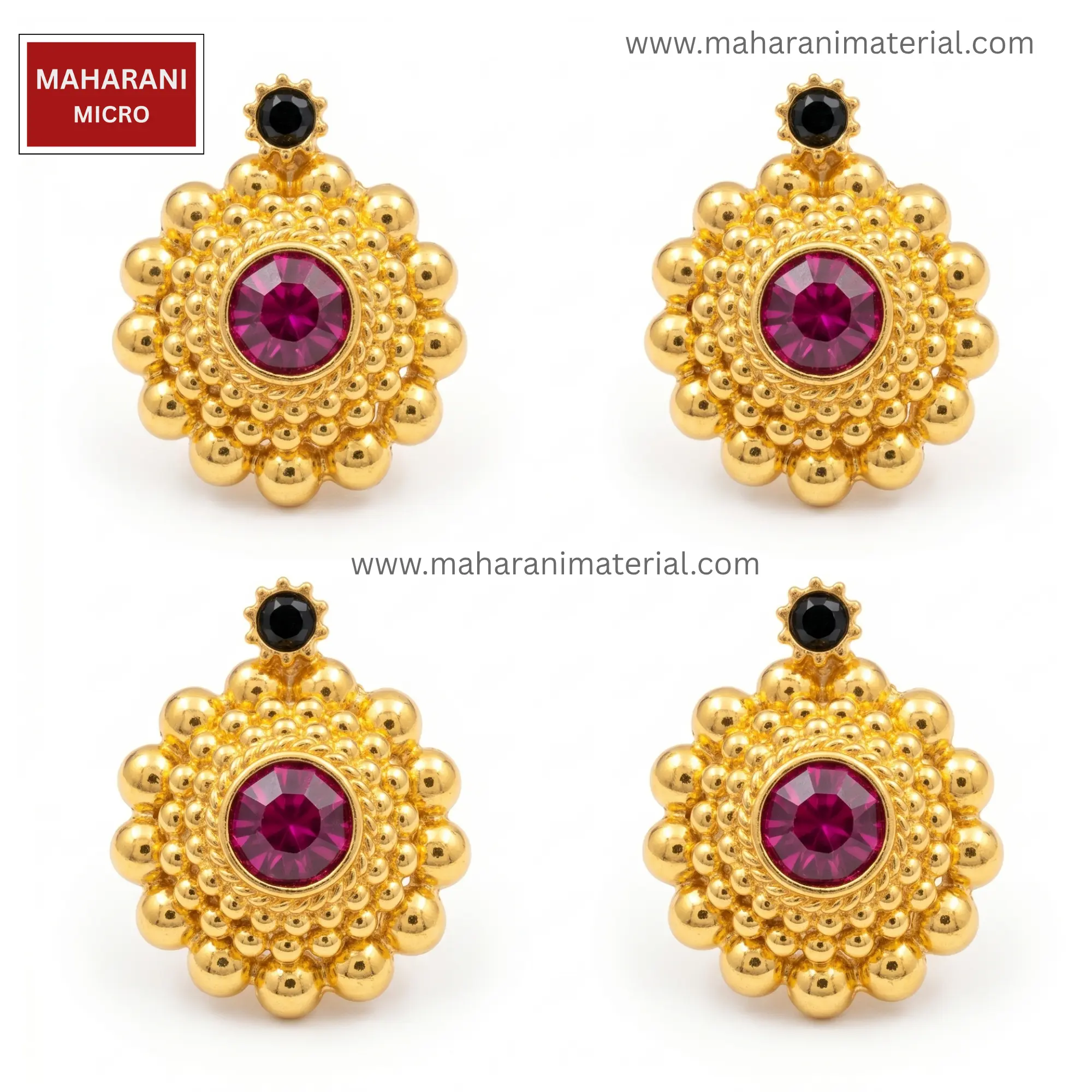 Kolhapuri Round Pendent