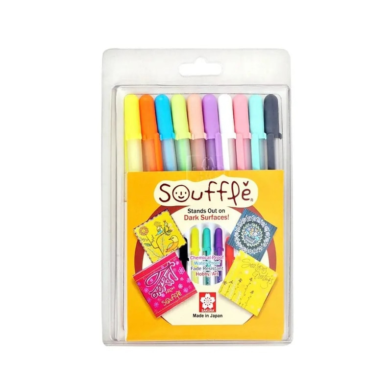 SAKURA GELLYROLL SOUFFLE 10 PASTEL SET SAKURA GELLYROLL SOUFFLE 10 PASTEL SET