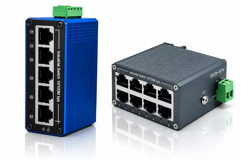xexagon XC RJ45 Unmanaged Network Switch Industrial Grade