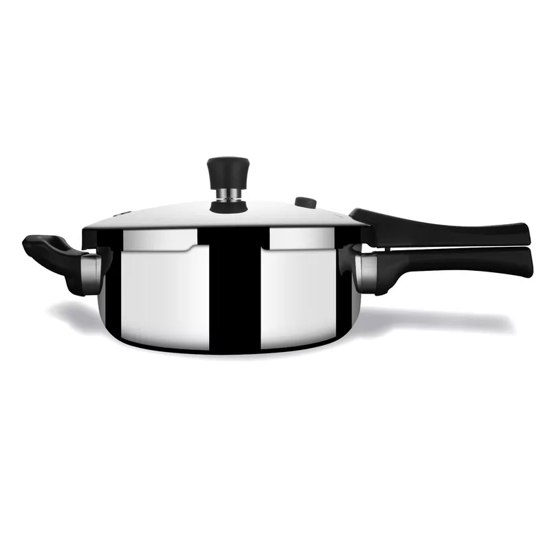 Stahl Xpress Triply 3.5 L Triply Pressure Cooker Pan, Induction Cooker, Outer Lid Pressure Cooker