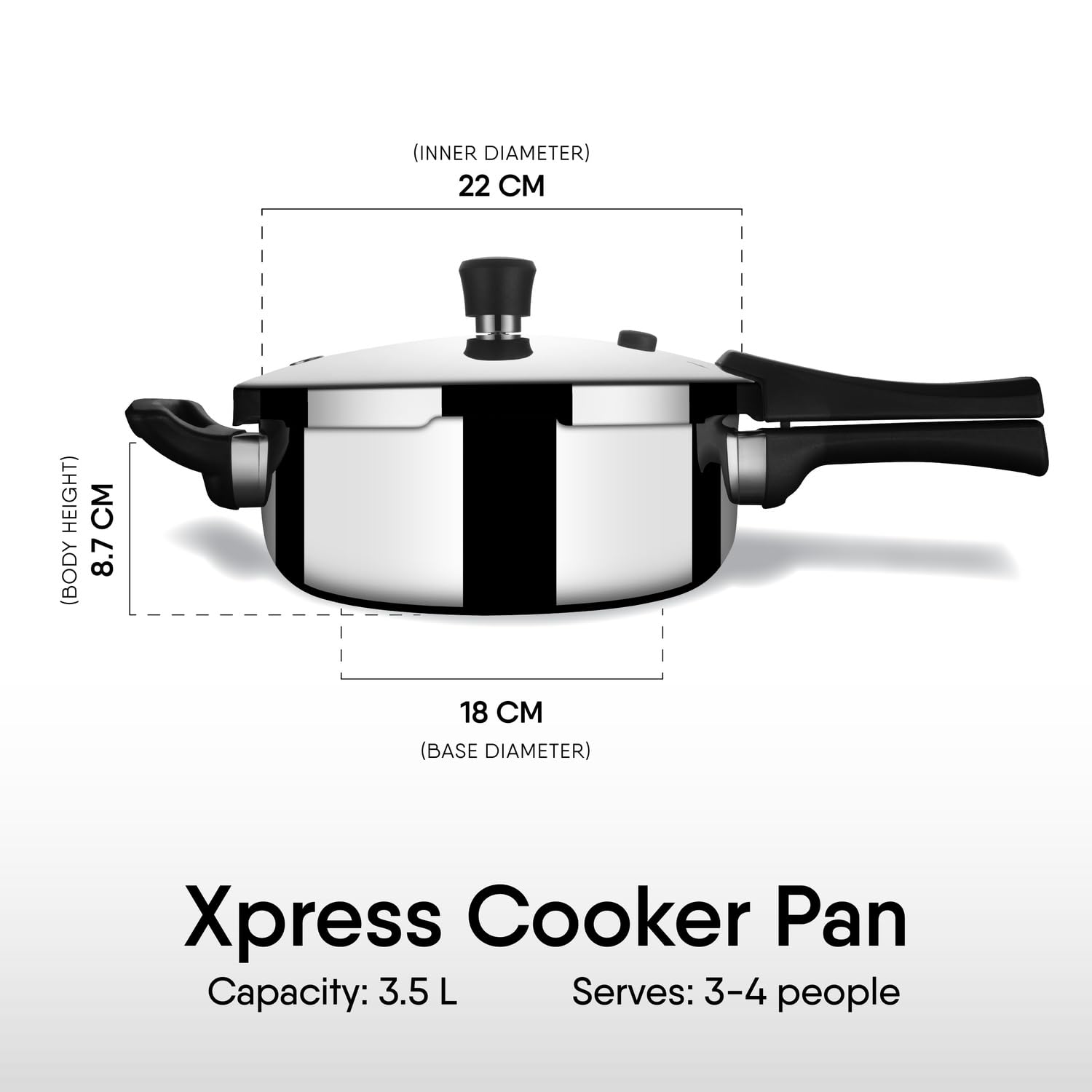 Stahl Xpress Triply Pressure Cooker