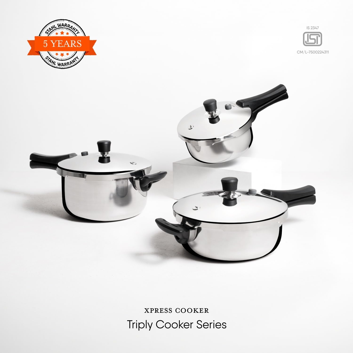 Stahl Xpress Triply Pressure Cooker