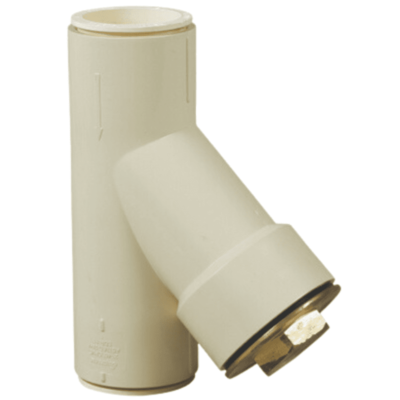 Y Strainer, 40mm, 1-1/2"(Inch), Life Line C-PVC Hot and Cold Water System 