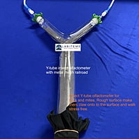 Y-tube insect olfactometer with metal mesh for Ticks and Mites