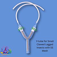 Y-tube for Small Clawed Legged Insects with SS Mesh