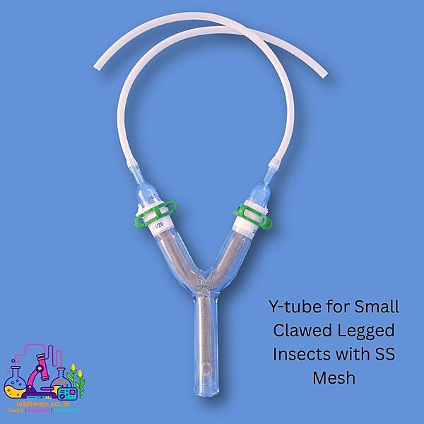 Y-tube for Small Clawed Legged Insects with SS Mesh