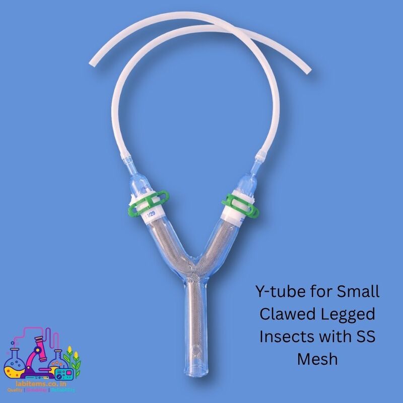 Y-tube for Small Clawed Legged Insects with SS Mesh