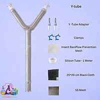 Y-tube for Medium Clawed Legged Insects with SS Mesh