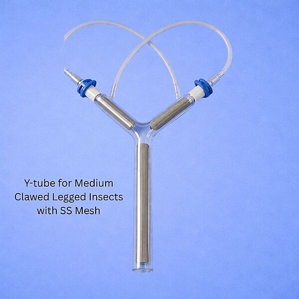 Y-tube for Medium Clawed Legged Insects with SS Mesh